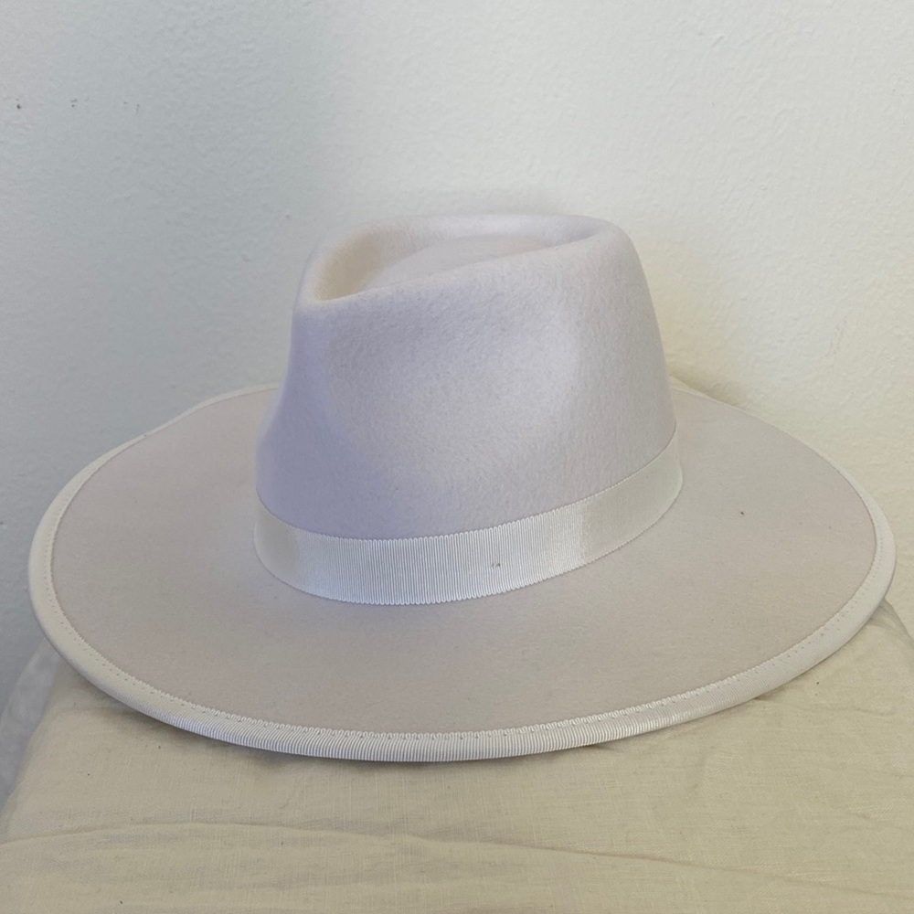 NWT HERON & PINE Rae Rancher hat Ivory sz small 55 cm original packaging unworn